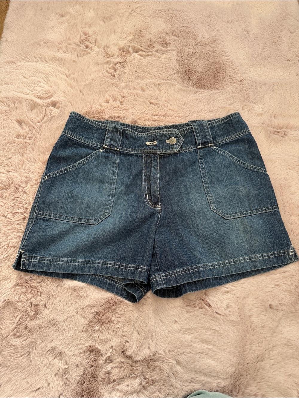 Y2K New York & Company Dark Blue Denim Jean Shorts